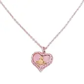 Vivienne Westwood Hjärthalsband Damhalsband Rosa 63020103-02G208 Basic Packaging-Dust Bag+Box