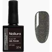 Nailura - Gel Polish 374 - Gunmetal Gray Shimmer - 10 ml