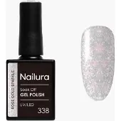 Nailura Gel Polish 10 ml - 338 Rose Gold Sparkle