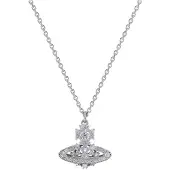 Vivienne Westwood Narcissa Kristall Saturn Hänge 925 Silver Halsband Damhalsband 6302038B01P102P102 Box