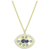 Swarovski Ond Öga Guldpläterad Kristallhalsband Damhalsband 5428336 Gold,F