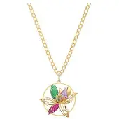 Swarovski Togetherness Hjärtlås Kärlek Guldpläterad Halsband Damhalsband 5561595 Gold