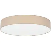 TK Lighting Taklampa Rondo , dimbar, Creme / bärnsten, Sovrum, Textil / tyger / siden, Modern, Taklampa