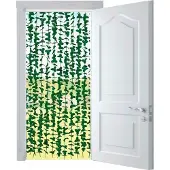 Maximex gardin till dörr, konstgjorda växter blad, 90 x 190 cm
