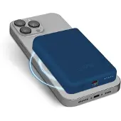 SBS Powerbank TEBB5000MAG1CB 5000 mAh kompatibel med MagSafe - blå