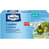 Ginza.se Toppits: Fryspåsar 4L 25st (10st/DFP)