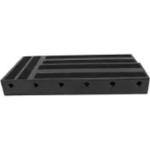 DIYelecs Gitarrpedalbräda Gitarrpedalbräda Gitarrtillbehör för Hem Liveframträdande