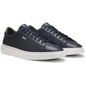 BOSS för män. 50552853 Kieran Tenn sneakers i marinblått läder (39), Hud, Karta, Nyckelband, Casual, Marino