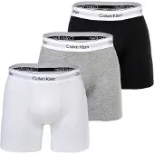 Calvin Klein 3 Pack Boxer Briefs Icon Cotton Stretch