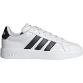 Adidas Skor - Grand Court 3.0 J - Ftwwht/Cblack/Ftww - - 38 2/3 - Skor