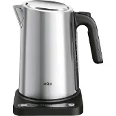 Braun WK 5205 BK, 1,7 l, 2200 W, Svart, Rostfritt stål, Rostfritt stål, Justerbar termostat, Vattennivå indikator