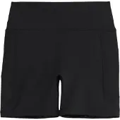 Aim'n Women's Running Midi Biker Shorts Black