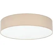 TK Lighting Taklampa Rondo , dimbar, Creme / bärnsten, Sovrum, Textil / tyger / siden, Modern, Taklampa