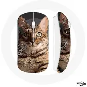 CAPACHEAP Souris Sans Fil Bengal Race de Chats