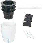 Maximex set med tre krukor med vattensystem, Ø 13 cm