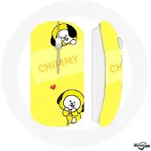 CAPACHEAP Souris Sans Fil BTS Bangtan BT21 Chimmy Jimin Fond Jaune