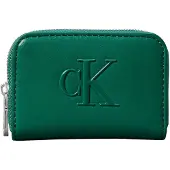 Calvin Klein Embossed Monogram Zip Wallet