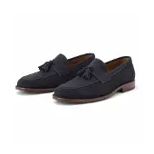 Base london Flint Herr Loafers Skor Marinblå