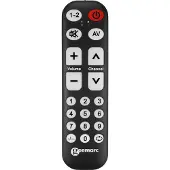 Geemarc Telecom TV-10 Universal Fjärrkontroll Svart