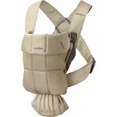BabyBjörn Mini Woven bärväska, beige