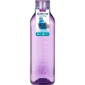 Sistema stor fyrkantig flaska 1 L - Misty purple