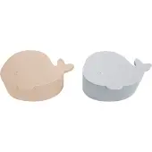 Filibabba Snackslådor - 2-pack - Silikon - Valen Christian - 400 - - One Size - Matlåda
