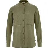Fjällräven Women's Övik Hemp LS Shirt bandkrage