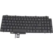 Dell - Ersättningstangentbord för bärbar dator - bakgrundsbelyst - QWERTY - internationell engelska - rekonditionerad - för Precision 7550, 7560, 7...
