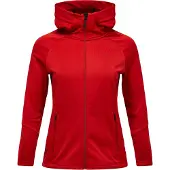 Peak Performance Women's Rider Essentials Zip Hood Red Pompeian