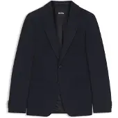 BOSS Slim-fit jacket in washable stretch wool