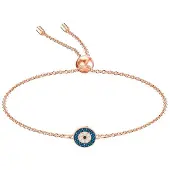 Swarovski Lycklig Lycklig Ondskans Öga Rundt Armband Damarmband 5468924 Rose Gold