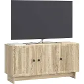 vidaXL TV-skåp Sonoma-ek 99 x 34,5 x 50 cm Konstruerat trä