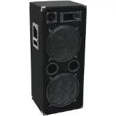 Omnitronic DX-2222, 1.0 kanaler, 500 W, 30 - 18000 hz, 8 O, Svart