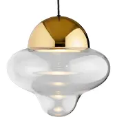 Design By Us Design pendellampa Nutty XL, dimbar, Mässing / guld, Vardagsrum / matsal, Metall, Design, Pendellampa