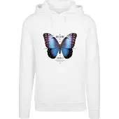 Mister tee Become The Change Butterfly Tröja Med Huva