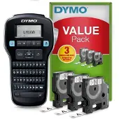 Dymo Labelmanager 160 Value Pack Märkmaskin Lämplig för tejp: D1 12 mm, 9 mm, 6 mm