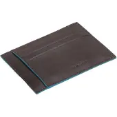 Piquadro Blue Square i läder korthållare PP2762B2R Mogano unisex