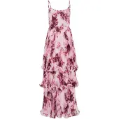 We fashion Aftonklänning rosa / magenta / pastellrosa
