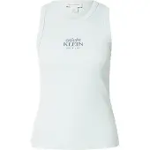Calvin Klein Jeans Slim Ribbed Cotton Tank Top
