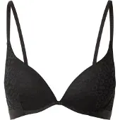 Tommy Hilfiger Leopard Lace Plunge Push Up Bra