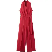 Mango Jumpsuit 'CRISTINA' röd