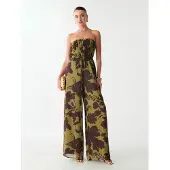 BWLDR Jumpsuit 'Alias' brun / oliv