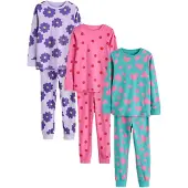 Next Pyjamas smaragd / lavendel / mörklila / rosa