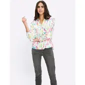HEINE Blus blå / limone / rosa / vit