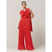 SAVEL Jumpsuit 'Erica' knallröd