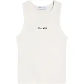 Bershka T-shirt svart / off-white