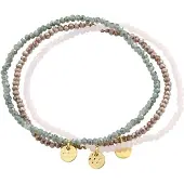 Pilgrim Armband ' Indigo ' guld