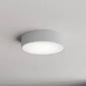TEMAR LIGHTING Taklampa Cleo 300 , dimbar, Aluminium / grå / zink, Vardagsrum / matsal, Metall, Modern, Taklampa