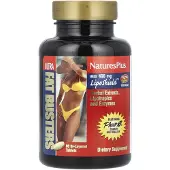 Natures Plus - Ultra Fettförbrännare, 60 Dubbellagrade Tabletter