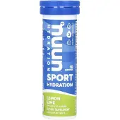 Nuun , Sporthydrering, Effervescent elektrolytdryck, Citron Lime, 10 Tabletter